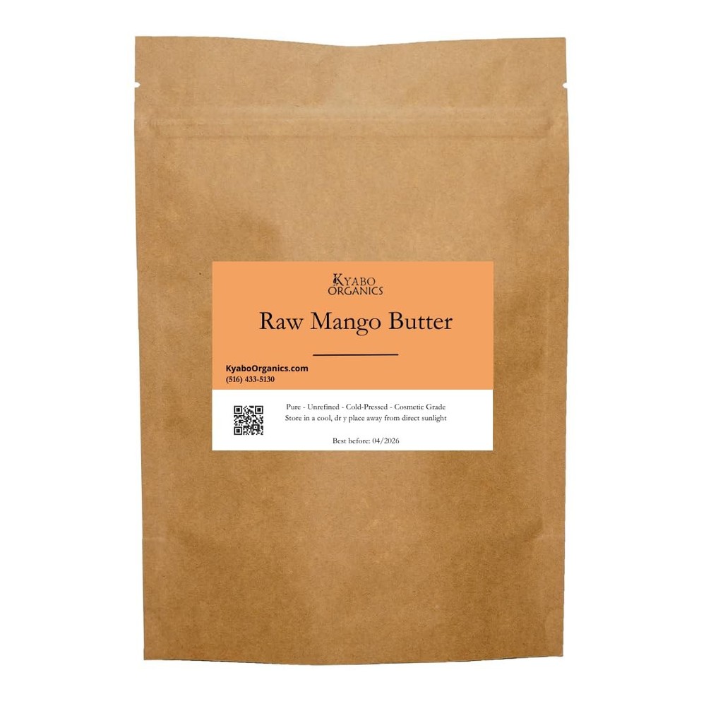 3Lb Organic Unrefined Raw Virgin Mango Butter Cold Pressed 100% Pure