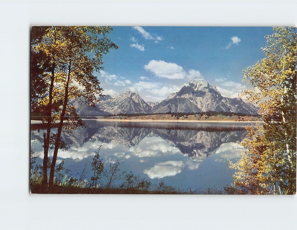 Postcard Jackson Lake And Teton Range Wyoming USA