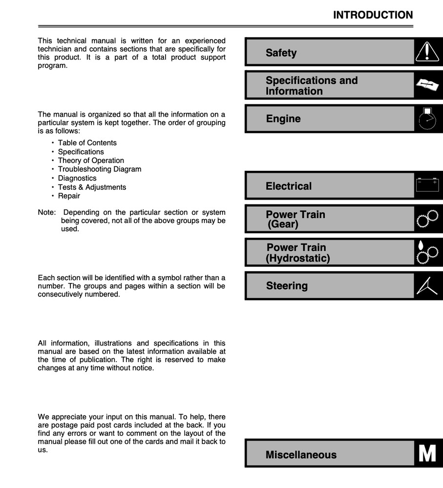 John Deere STX30 STX38 STX46 Model Service Repair Manual, Workshop Manual