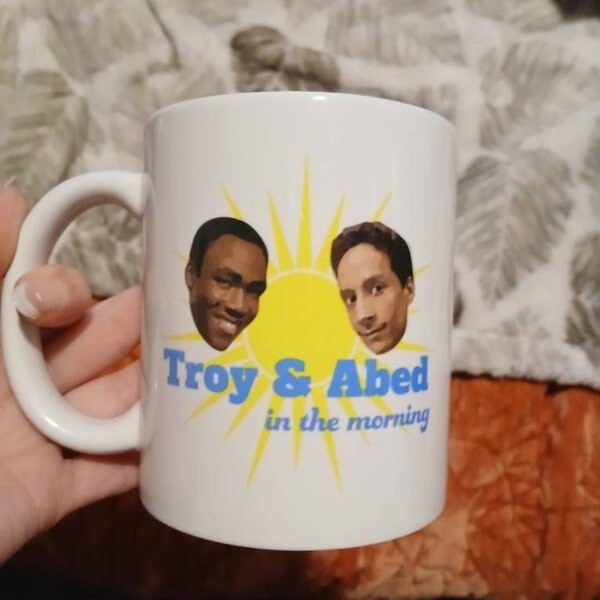 Troy and Abed in the Morning Community Mug Greendale