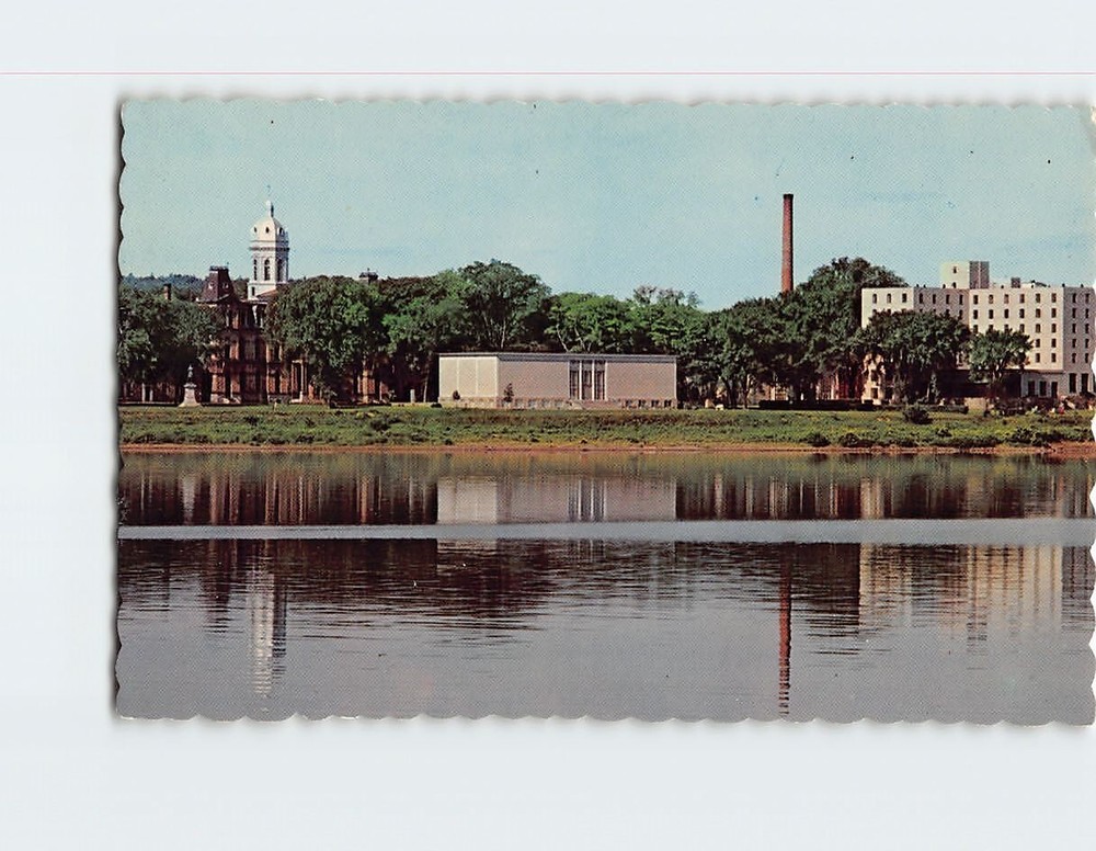 Postcard View Across St. John River Fredericton New Brunswick Canada