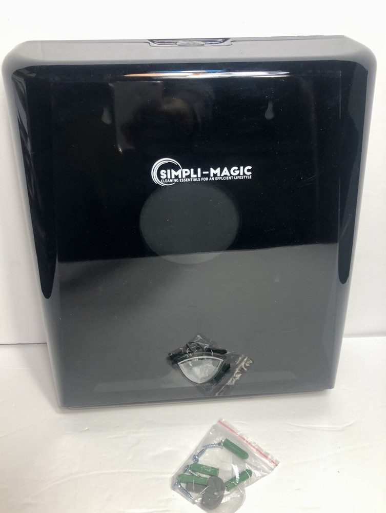 Simpli-Magic 79274 Commercial Grade Paper Towel Dispenser Black NEW