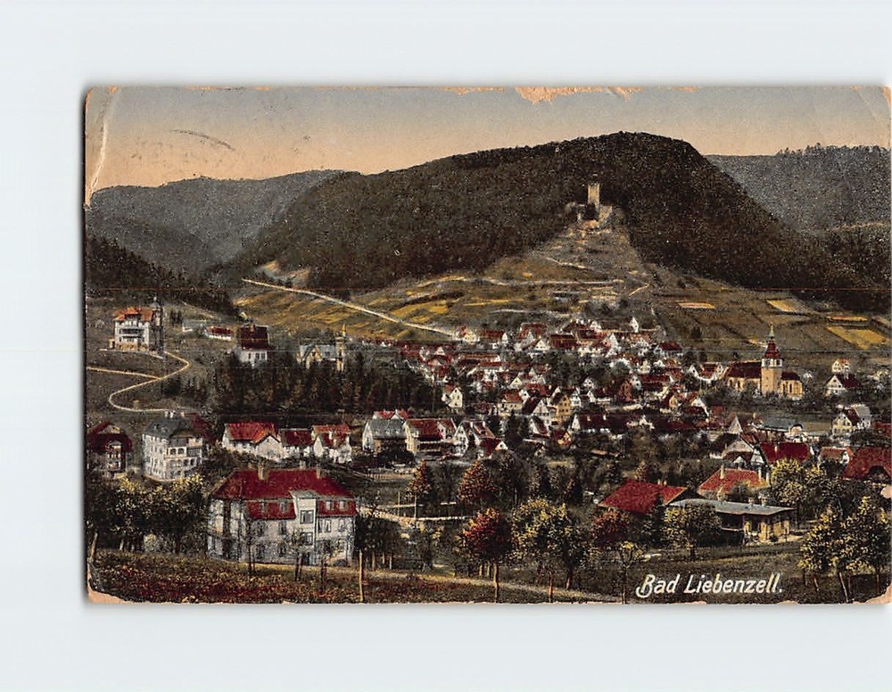 Postcard View of Bad Liebenzell Germany
