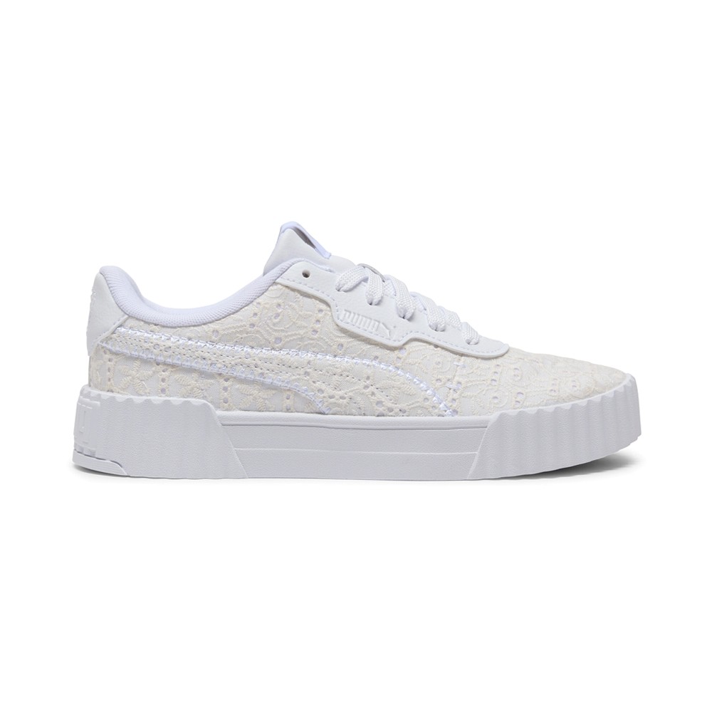 PUMA Carina 3.0 Lace Up  Womens White Sneakers Casual Shoes 40360801
