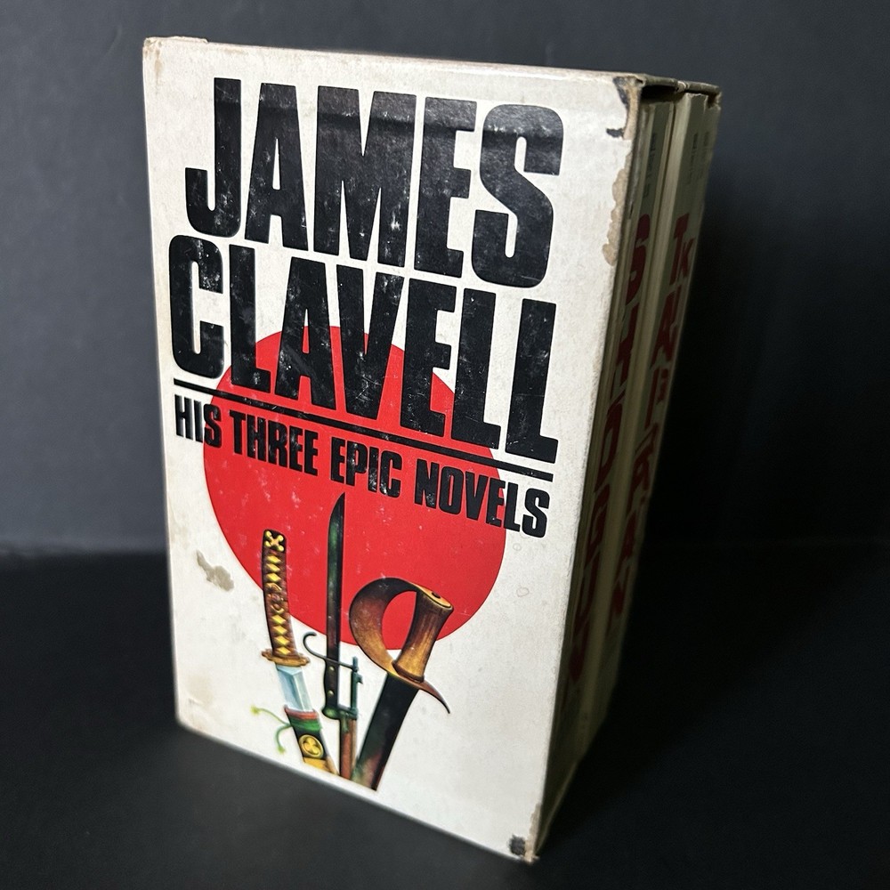 James Clavell Asian Saga Vol. 1-3 Box Set Shogun/Tai-Pan & King Rat Paperback x3