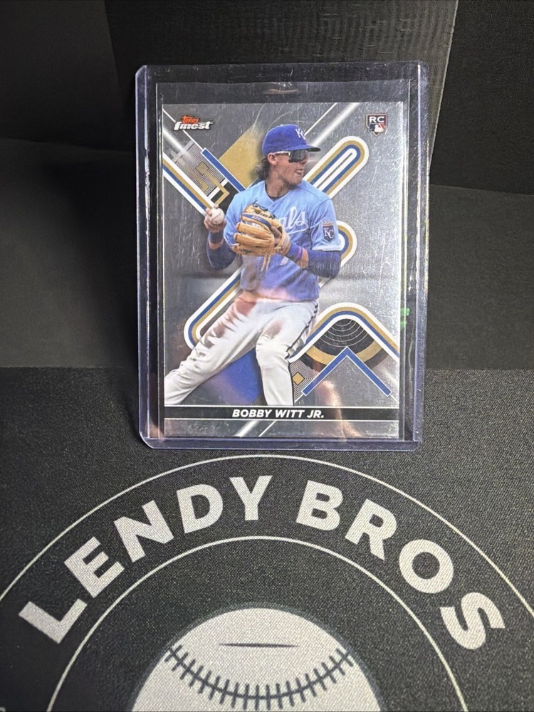 2022 Topps Finest - Bobby Witt Jr. #62 RC Kansas City Royals #1 Rookie