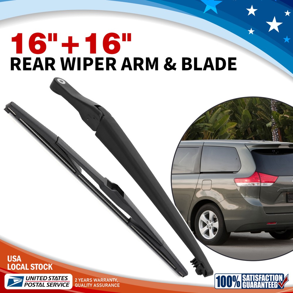 High-Quality 16+16 Inch Rear Wiper Arm & Blade Set for Windshield