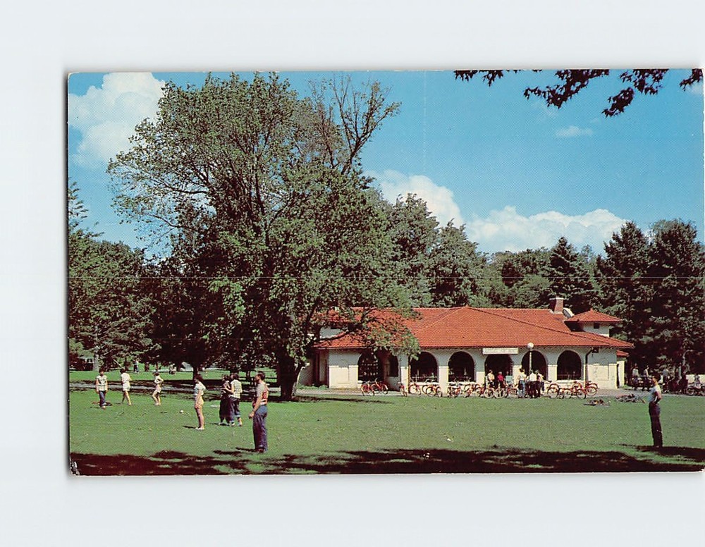 Postcard Elmwood Park Omaha Nebraska USA