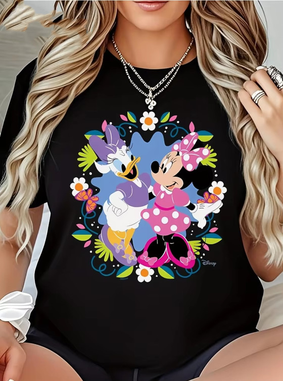 Disney  Minnie Mouse  Funny  T-Shirt Men Women Summer
