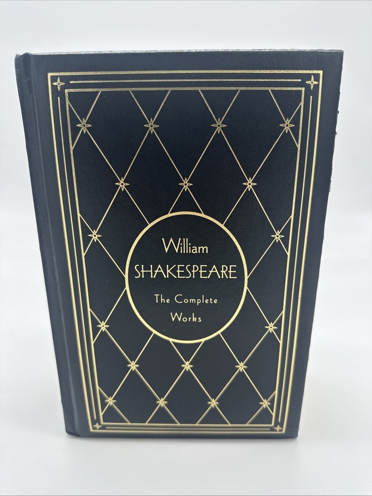 THE COMPLETE WORKS OF WILLIAM SHAKESPEARE, Leather, Illustrated   Book