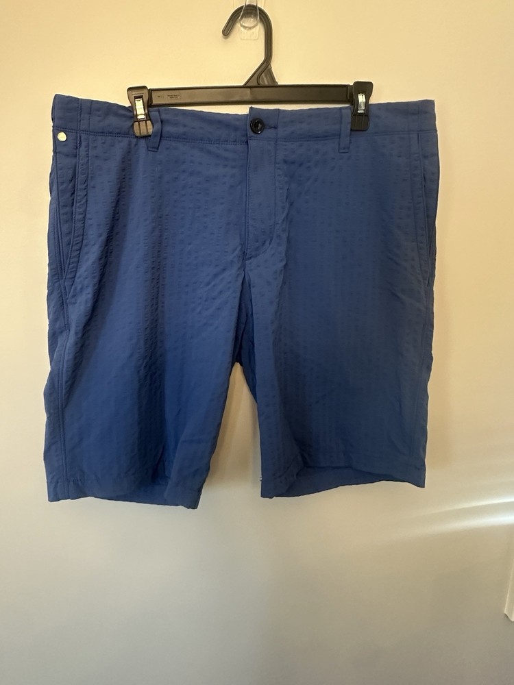 Tommy Bahama Men’s Blue Texture Performance Golf Shorts Size 35