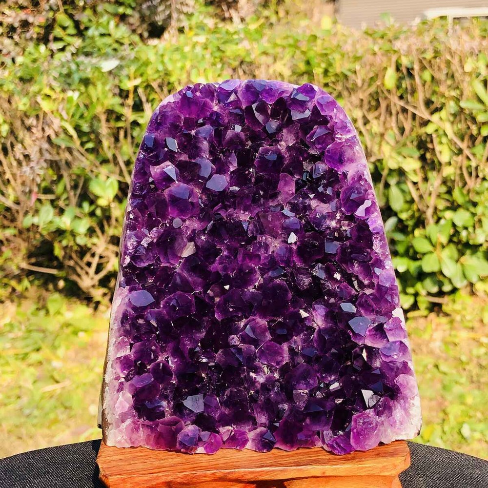 1420g Natural Uruguayan Amethyst Cluster Cave Display Specimen Healing Crystal 2990