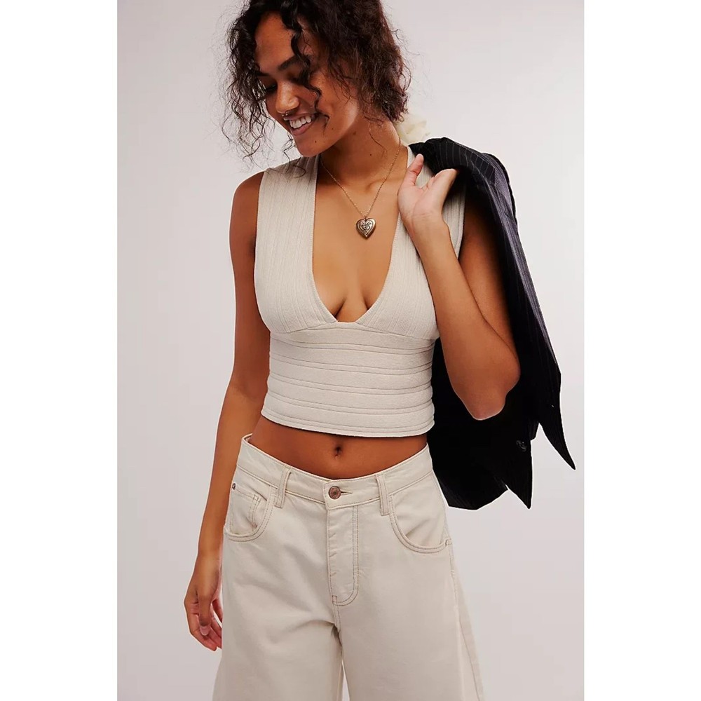 Intimately Free People Ready in 5 Swiss Cami | Cream | Size S