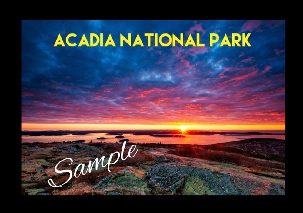 Acadia National Park Maine Flexible Fridge Magnet - 0042-image