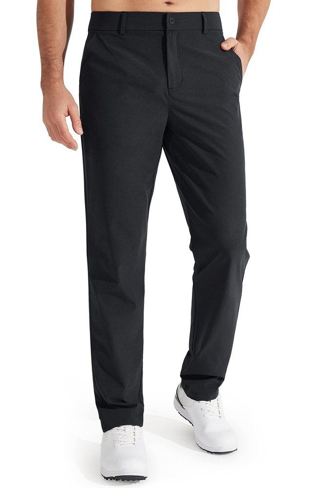 Mens Golf Pants Classic Fit Stretch Work Dress Pants 32