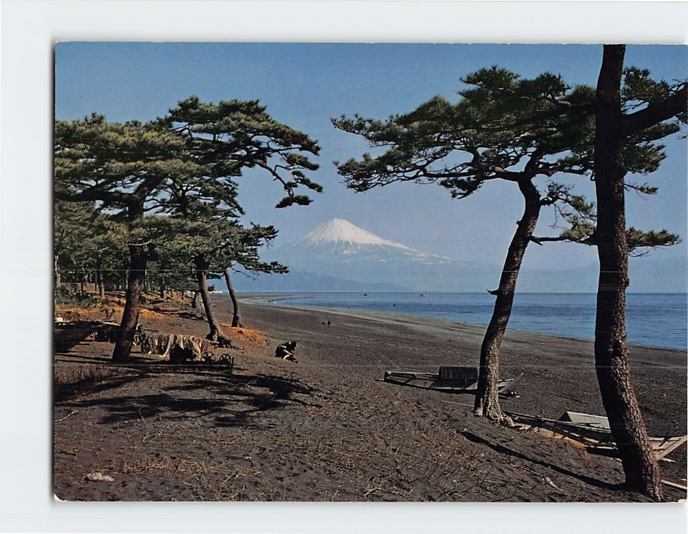 Postcard Miho no Matsubara with Mount Fuji Shizuoka City Japan