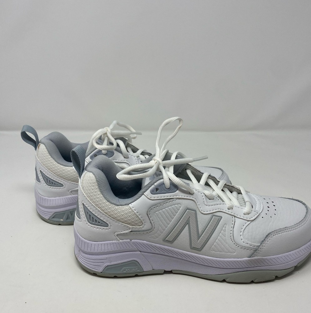 New Balance Women’s 857 v3 Cross Trainer, White/Cyclone, Size 6 (B Width)