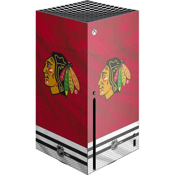 NHL Chicago Blackhawks Xbox Series X Console Skin - Blackhawks Red Stripes