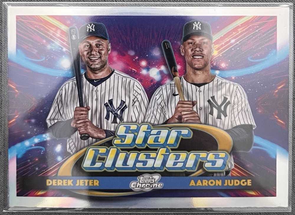 2025 Topps Cosmic Chrome - Star Clusters Derek Jeter, Aaron Judge #DSC-1