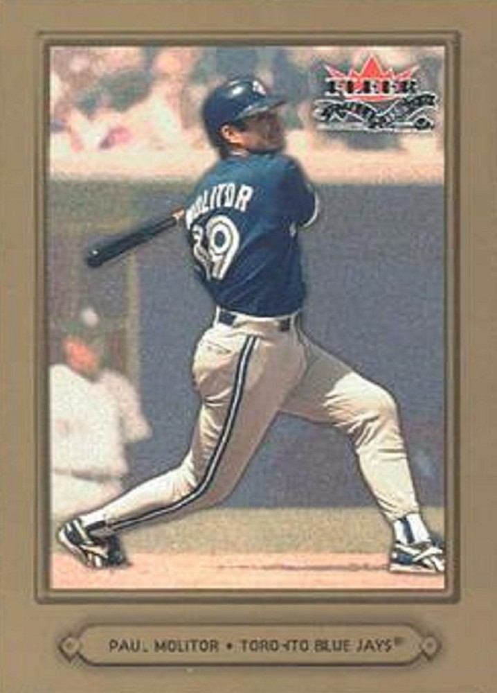 2002 Fleer Fall Classics #7A Paul Molitor Toronto Blue Jays HOF