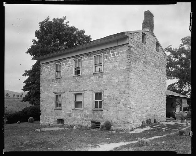 McDonald Stone House,buildings,Fincastle,VA,Virginia,Architecture,South,1934