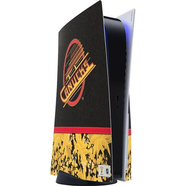 NHL Vancouver Canucks PS5 Console Skin - Vancouver Canucks Retro Tropical Print