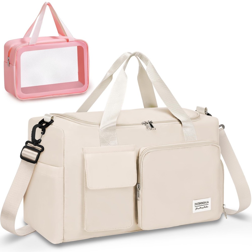Gym & Dance Duffle Bag - Spacious Travel Organizer with Compartments