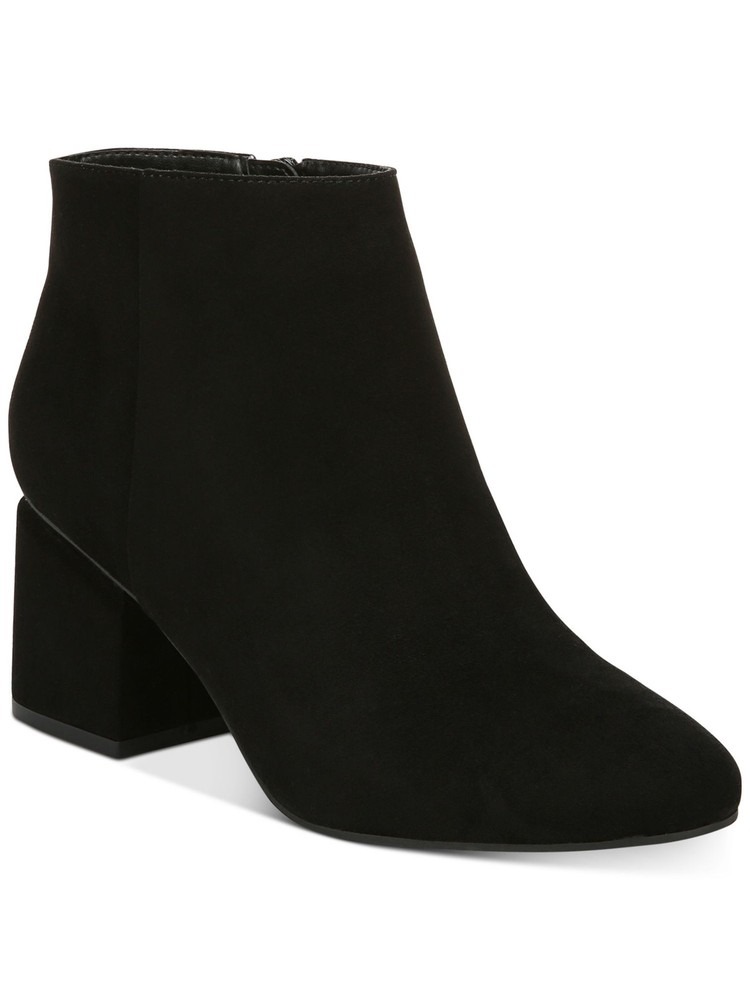 BAR III Womens Black Studded Gabby Pointed Toe Block Heel Booties Size 10 M