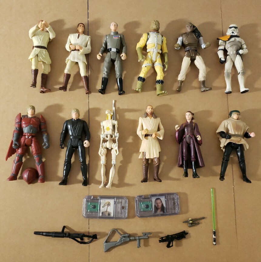 Star Wars Action Figures Lot Of 12 Loose