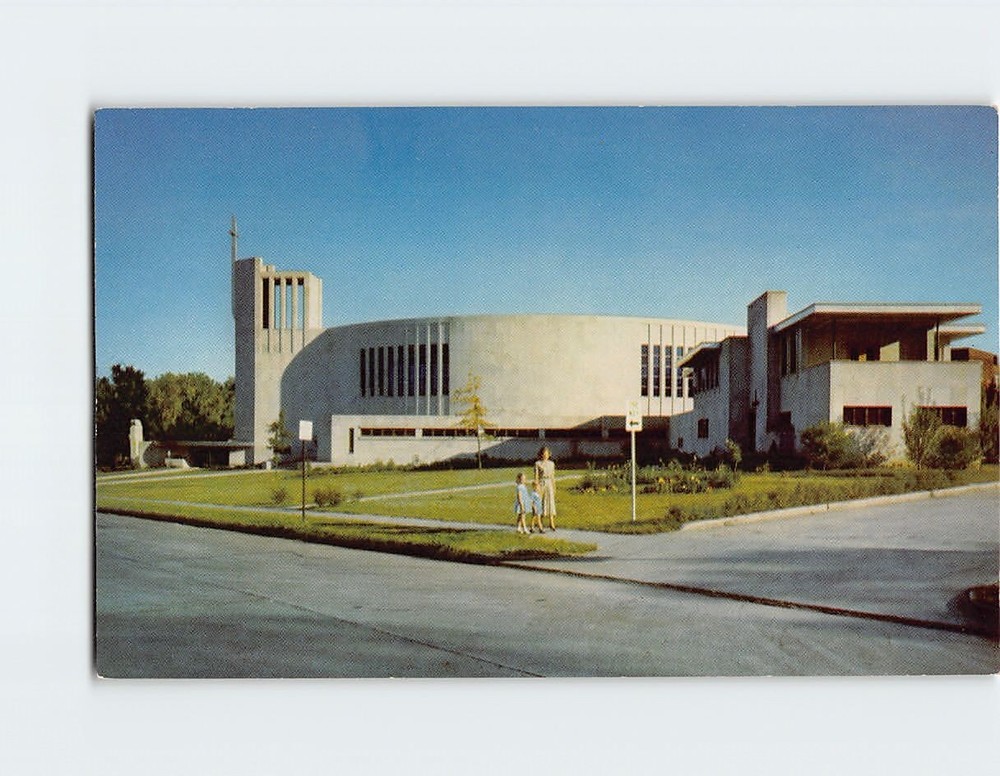 Postcard St. Francis Xavier Church Kansas City Missouri USA