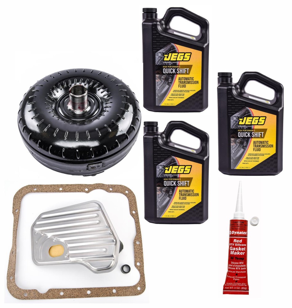 JEGS 60467K Torque Converter Kit Fits GM 4L60E 4L65E 4L75E LS-Based Transmission