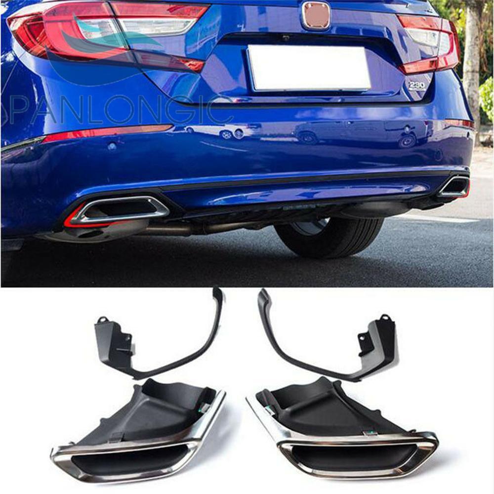 Exhaust Muffler Tail Pipe Tip Tailpipe Modified Fits Honda Accord 2018 - 2020