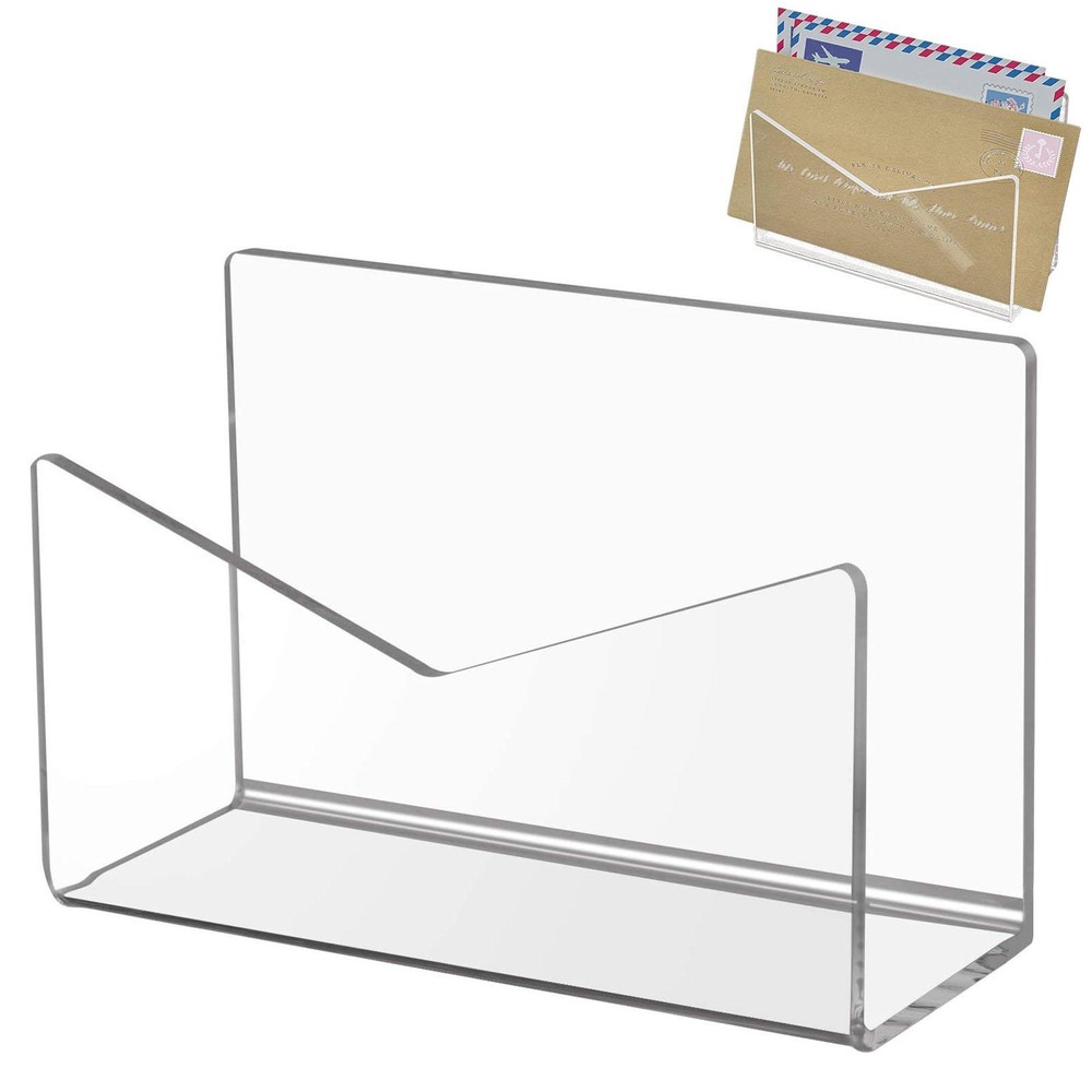 Acrylic Letter Holder Mail Organizer Countertop Letter Holder For Desk Approving