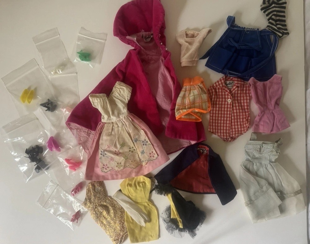 Vintage Barbie  Lot clothes Dresses Accessories Shoes