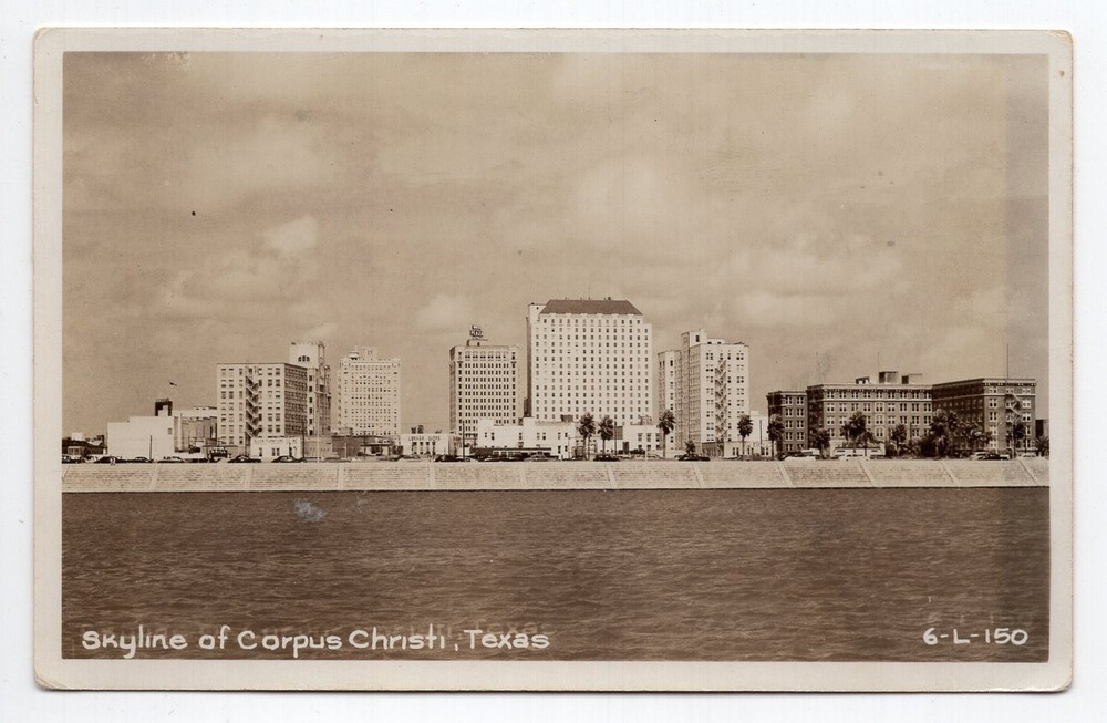 1940s? RPPC - Skyline View - Corpus Christi, Texas