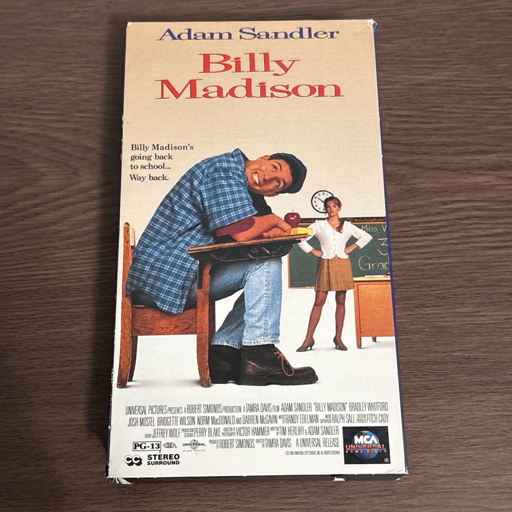 Billy Madison - Adam Sandler VHS