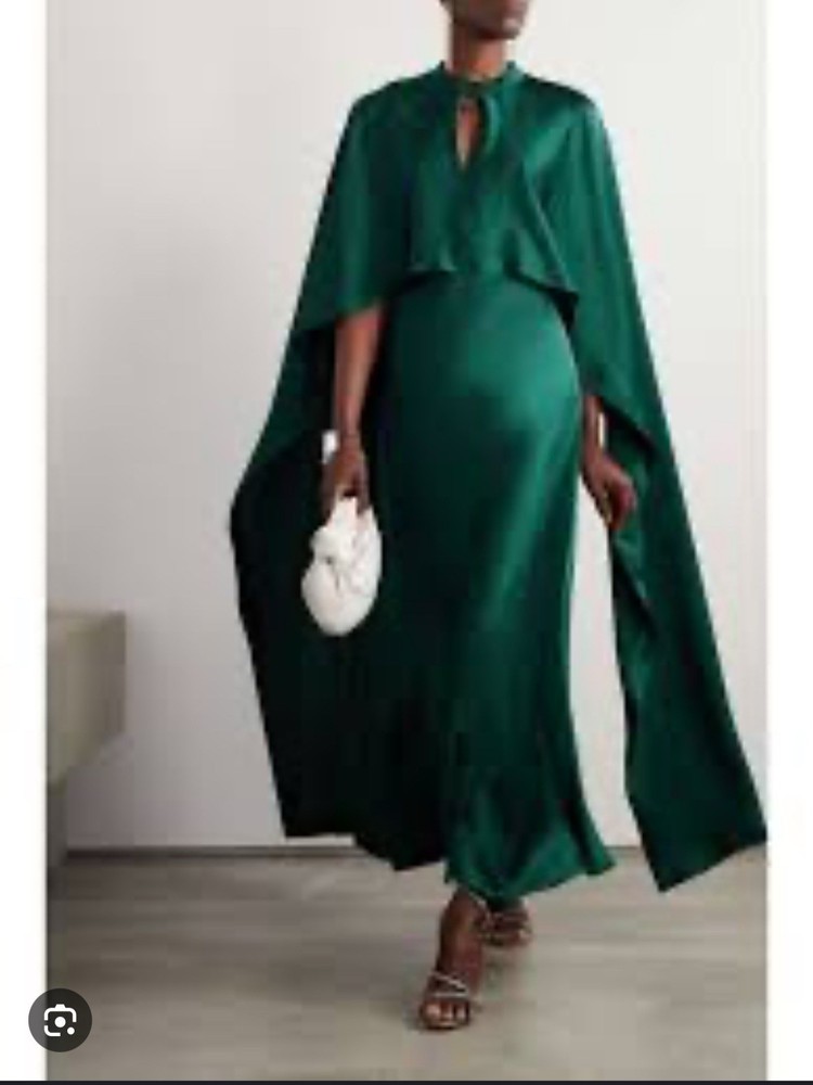 simkhai amory dress emerald NWT