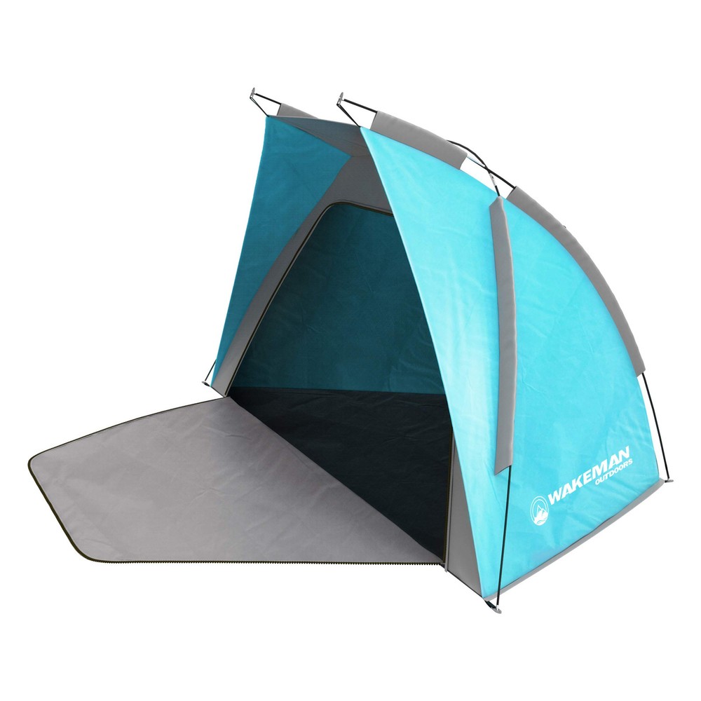 Beach Tent Sun Shelter - Sport Umbrella with UV Protection, Zip Up Porch for ...