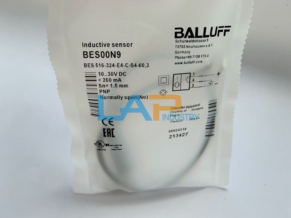 1PCS New For BALLUFF BES 516-324-E4-C-S4-00,3 Proximity Sensor