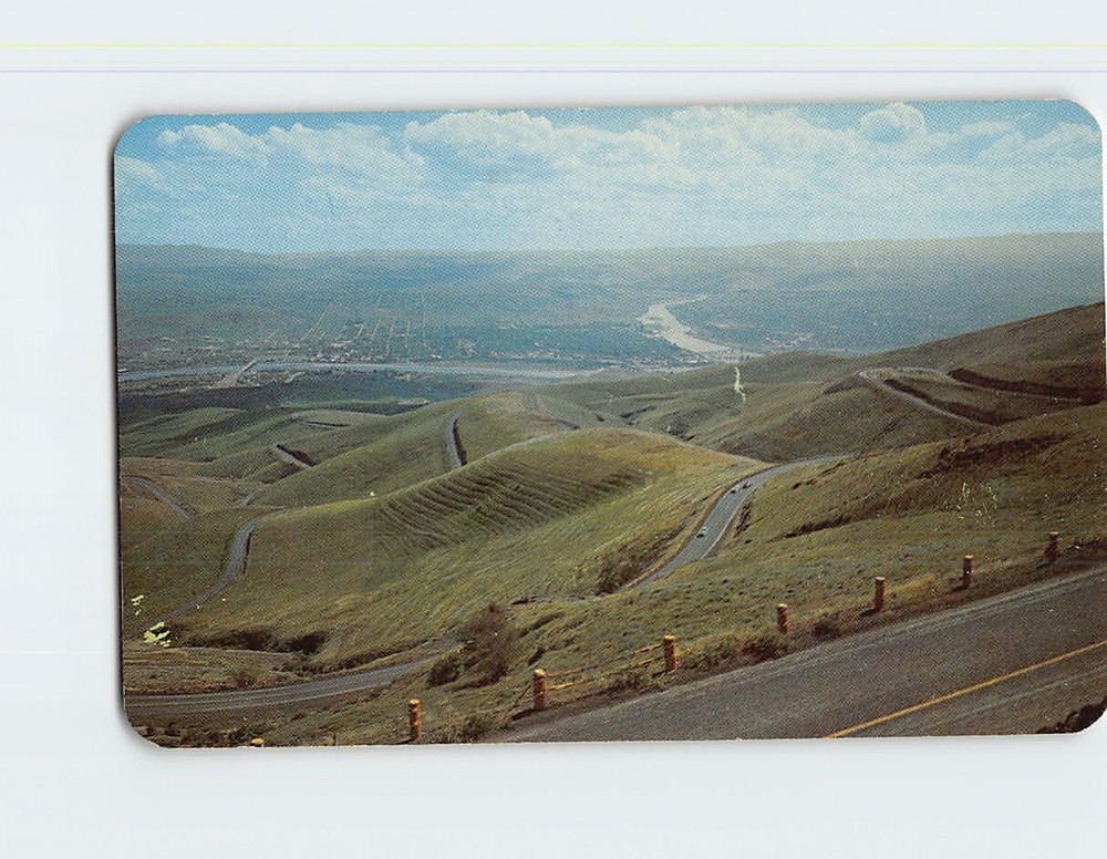 Postcard The Lewiston Hill on Highway 95 Idaho USA