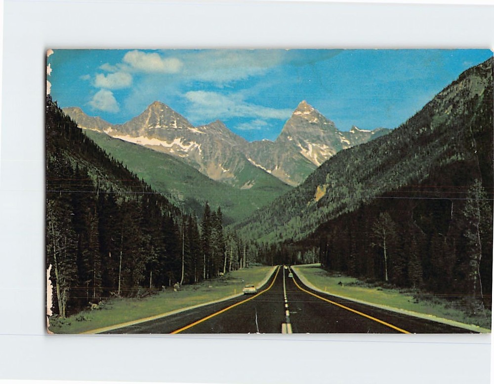 Postcard Rogers Pass British Columbia Canada