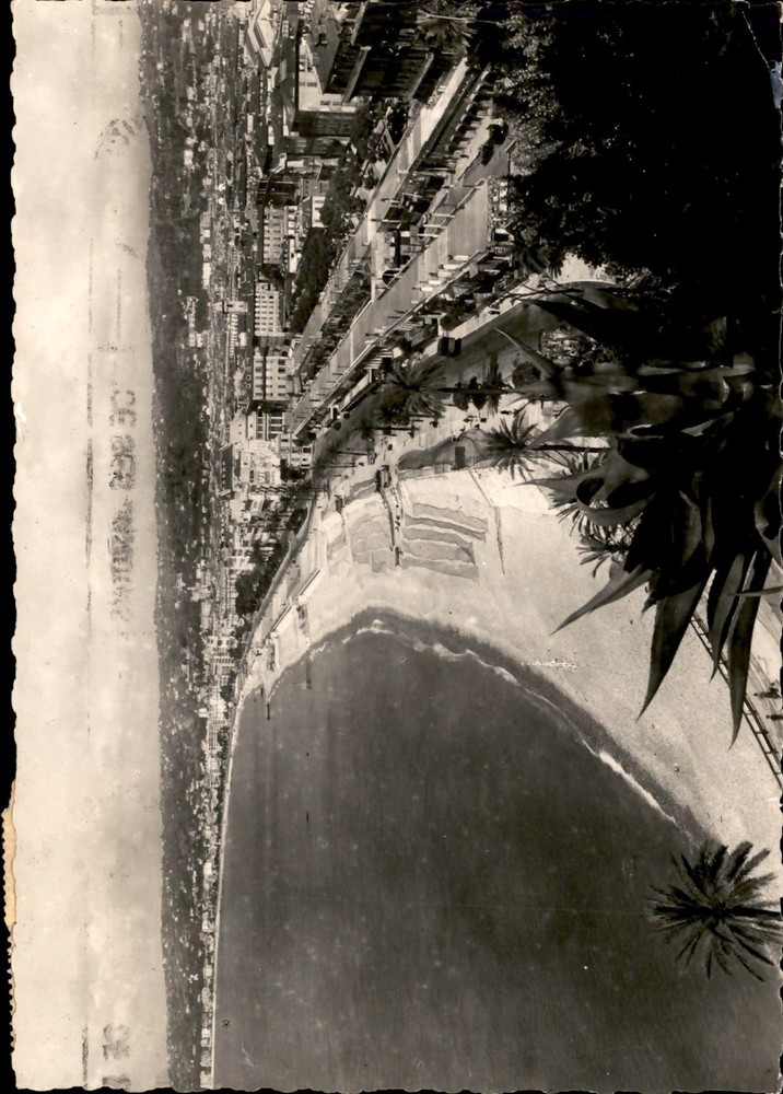 Nice, France - General View from the Castle, c. 1948 Postcard