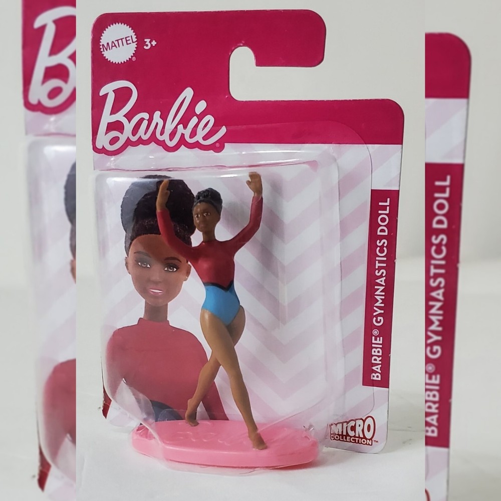MATELL BARBIE SPORT DOLL GYMNASTIC MICRO COLLECTION FIGURINES CAKE TOPPER