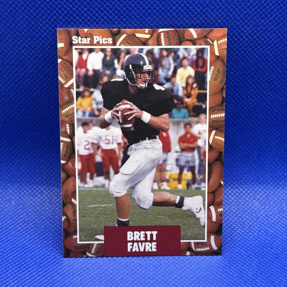 1991 Star Pics Football Brett Favre #65 HOF Rookie RC Green Bay Packers