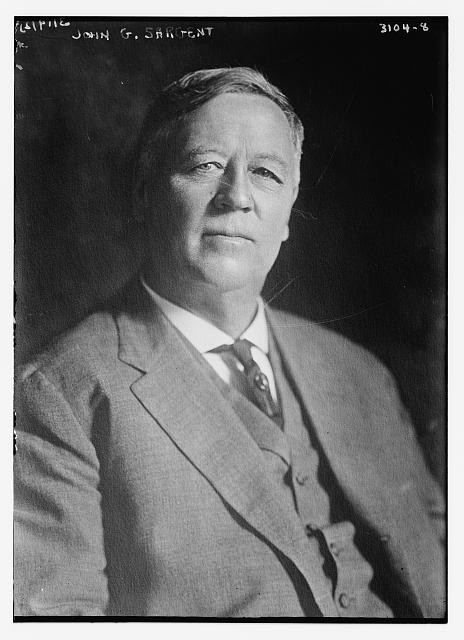 Photo:John G. Sargent Portrait 1910s American Lawyer Statesman