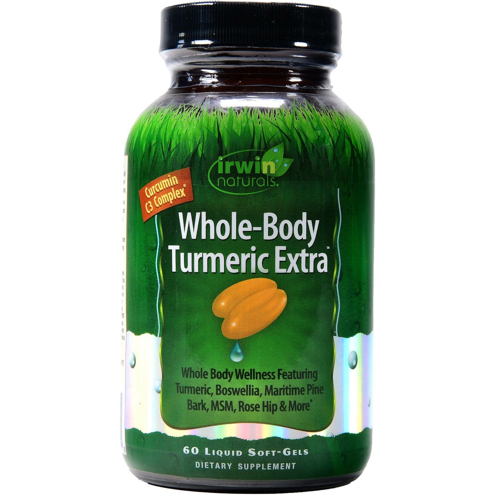 Irwin Naturals Whole-Body Turmeric Extra Supplement 60 Capsules  