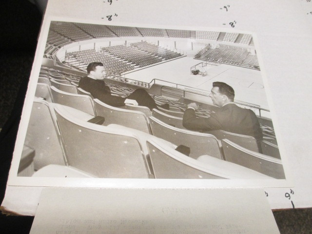 1960 NBC Democratic Convention promo photo with Chet Huntley and David Brinkley