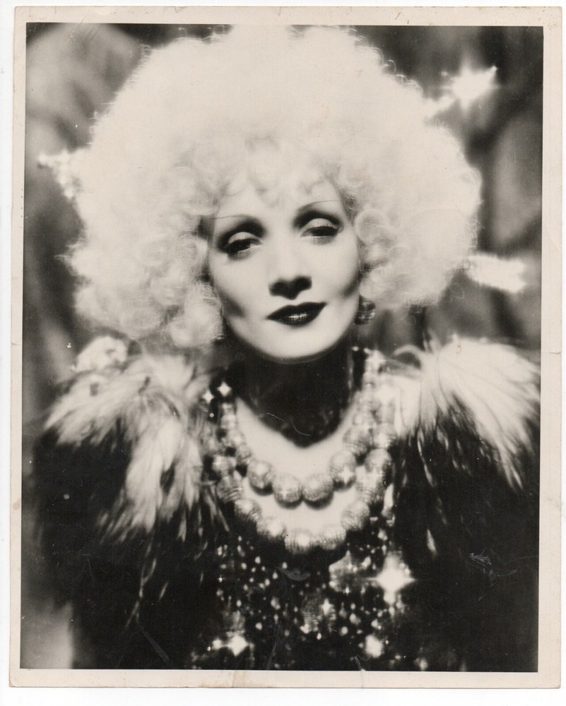 Original 1930s Photo of  Hollywood Actress Marlene Dietrich