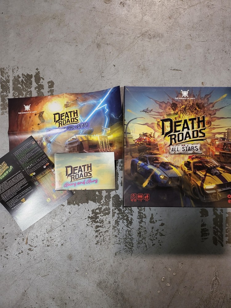Death Roads All Stars  - All in Kickstarter  all in one box opened never played