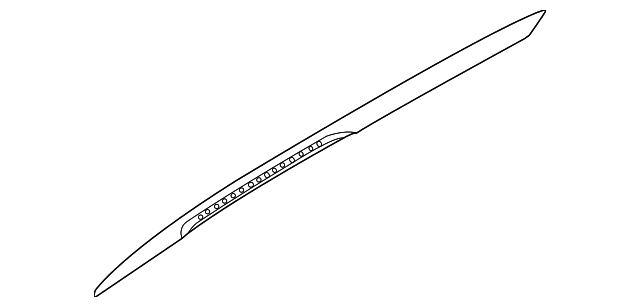 Genuine Nissan Premium Rear Spoiler T99J1-4RA7A